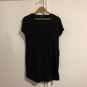 Black cotton dress